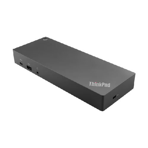 [40AF0135EU] Lenovo ThinkPad Hybrid USB-C Docking Station - 135W, EU Type C Plug, Wired USB-A, Black