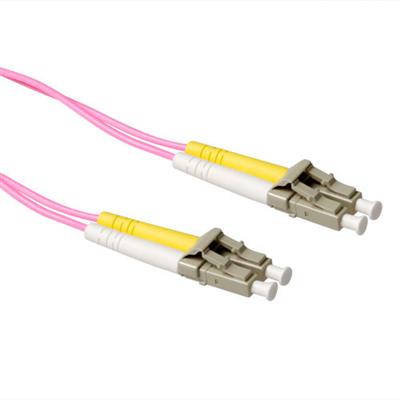 [RL9720] ACT 20 meter LSZH Multimode 50/125 OM4 glasvezel patchkabel duplex met LC connectoren